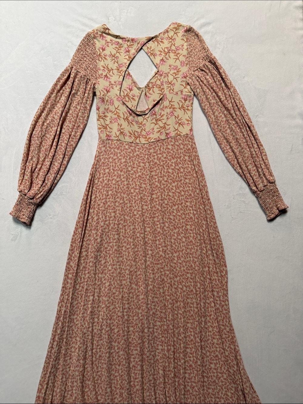 Free People Love Story pink maxi dress garden party - Picture 9 of 11